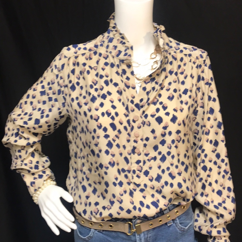 NEW Britt Ryan leopard print top